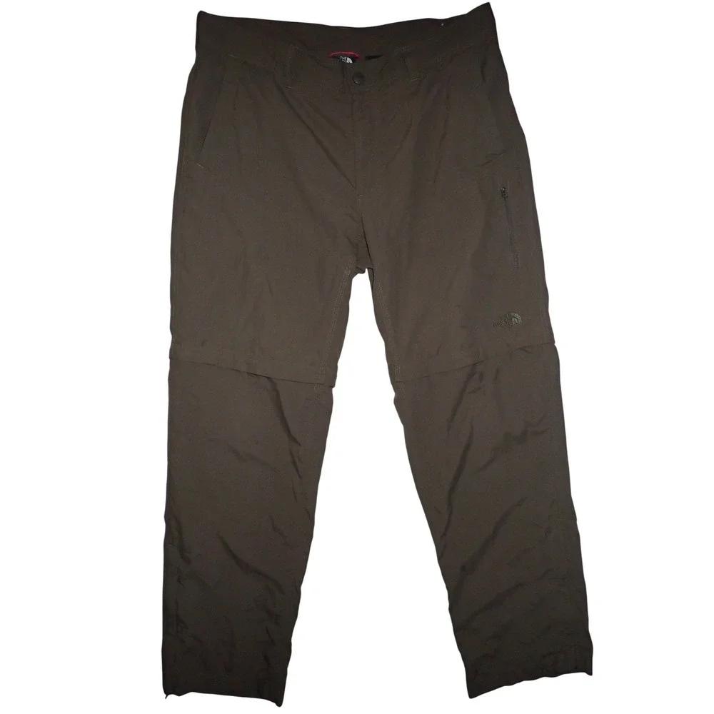 The North Face Men's Convertible Hiking Pants Brown 36 Nylon Gorpcore Trail